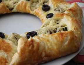 Couronne feuilletée à la viande hachée
