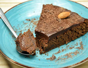 Fondant chocolat, amandes et Irish coffee