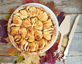 Tarte aux pommes très pomme
