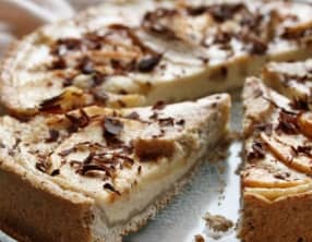 Tarte aux pommes et à la crème de pommes