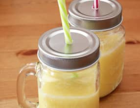 Smoothie banane ananas courgette