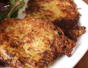 Criques ardéchoises, röstis ou galettes de pommes de terre