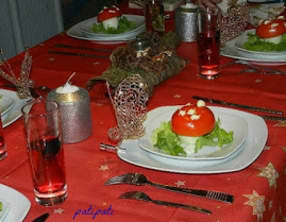 Oeufs farcis en forme de champignon