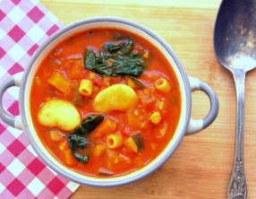 Soupe de légumes façon minestrone