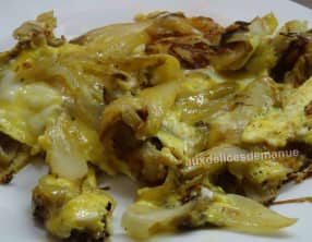Omelette aux endives