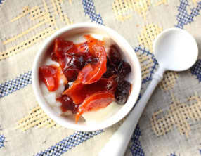 Confiture de coings et de canneberges