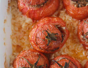 Tomates farcies à la viande hachée