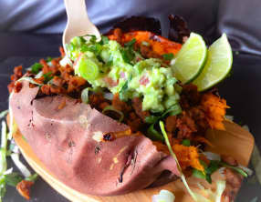 Taco de patate douce