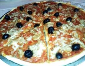 Pizza aux champignons