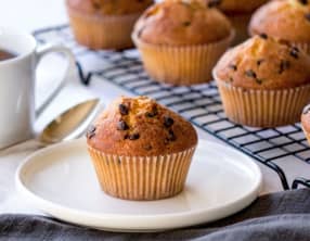 Muffins aux pépites de chocolat