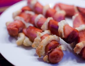 Saucisses torsadées feuilletées