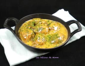 Fricassée de poulet aux cèpes