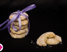 Cookies au citron, pépites de chocolat et huile d'olive