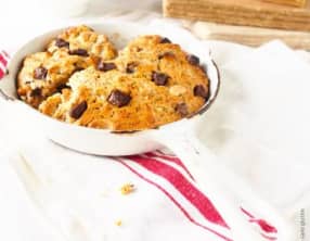 Maxi cookie aux pépites de chocolat et noix de cajou