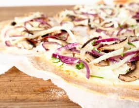 Veggie flammenkueche