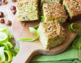 Moelleux aux courgettes et noisettes