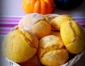 Petits pains doux au potimarron