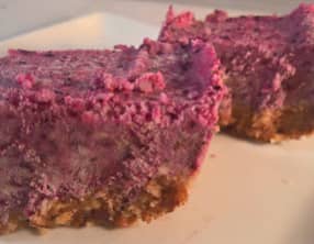 Barres glacées à la noix de cajou et aux myrtilles