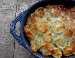 Gratin de courgettes et pommes de terre