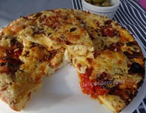 Flan comme une pizza