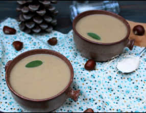 Velouté à la châtaigne et à la sauge