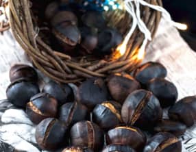 Châtaignes grillées