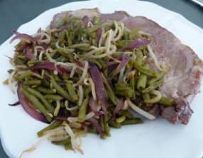 Cabillaud épicé aux légumes asiatiques