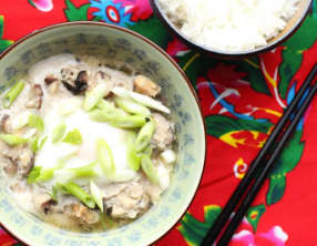 Porc vapeur aux oeufs