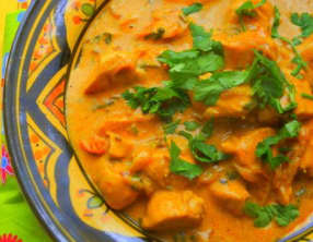 Poulet au curry indien