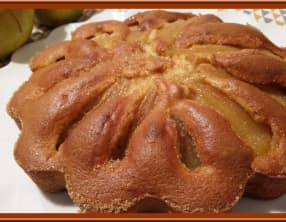 Moelleux aux poires et au sirop d'érable