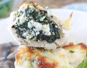 Roulé de poulet farci