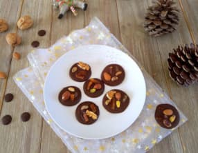 Mendiants au chocolat