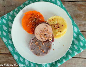 Tournedos de bœuf aux 3 purées et foie gras