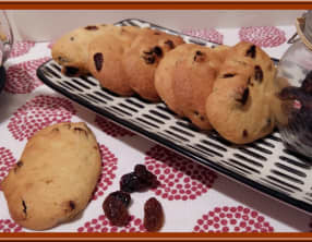 Mini-palets aux raisins