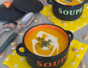 La soupe de potiron à la citronnelle