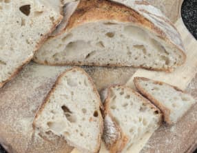 Le pain à la semoule au levain