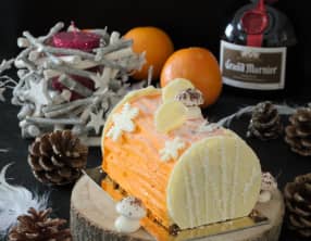 La bûche bois d'orange