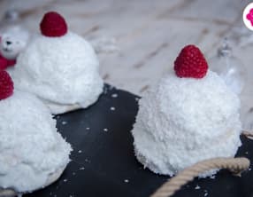 Merveilleux framboises coco