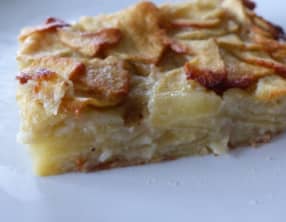 Gâteau invisible aux pommes