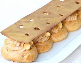 Bûche comme un Paris Brest d'après Philippe Conticini