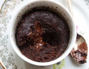 Moelleux au chocolat en mug