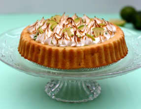 Gâteau exotique meringué à l'ananas