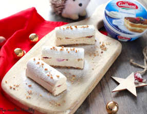 Mini bûche au mascarpone framboise et spéculoos