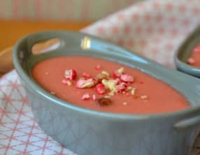 Semoule aux pralines roses