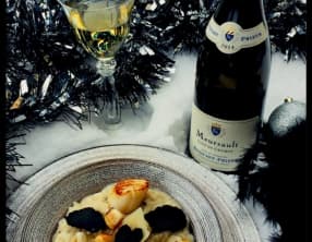 Risotto saint-jacques et truffes