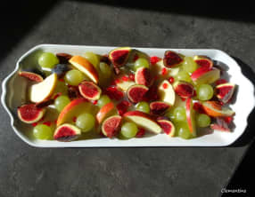 Salade de fruits au sirop de cannelle
