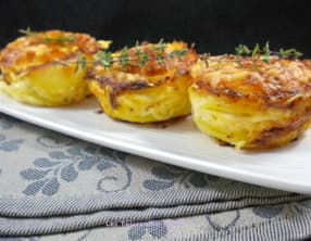 Petits gratins de pommes de terre au Comté