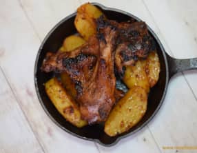 Manchons de canard au four