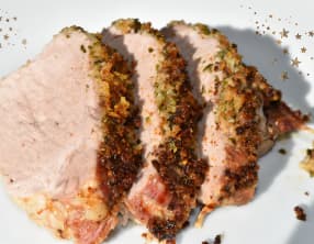 Filet mignon en croûte d'herbes