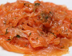 Saumon gravlax